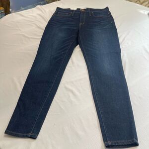 NWT Caslon Sierra Skinny Dark Wash Denim Jeans Size 31 New